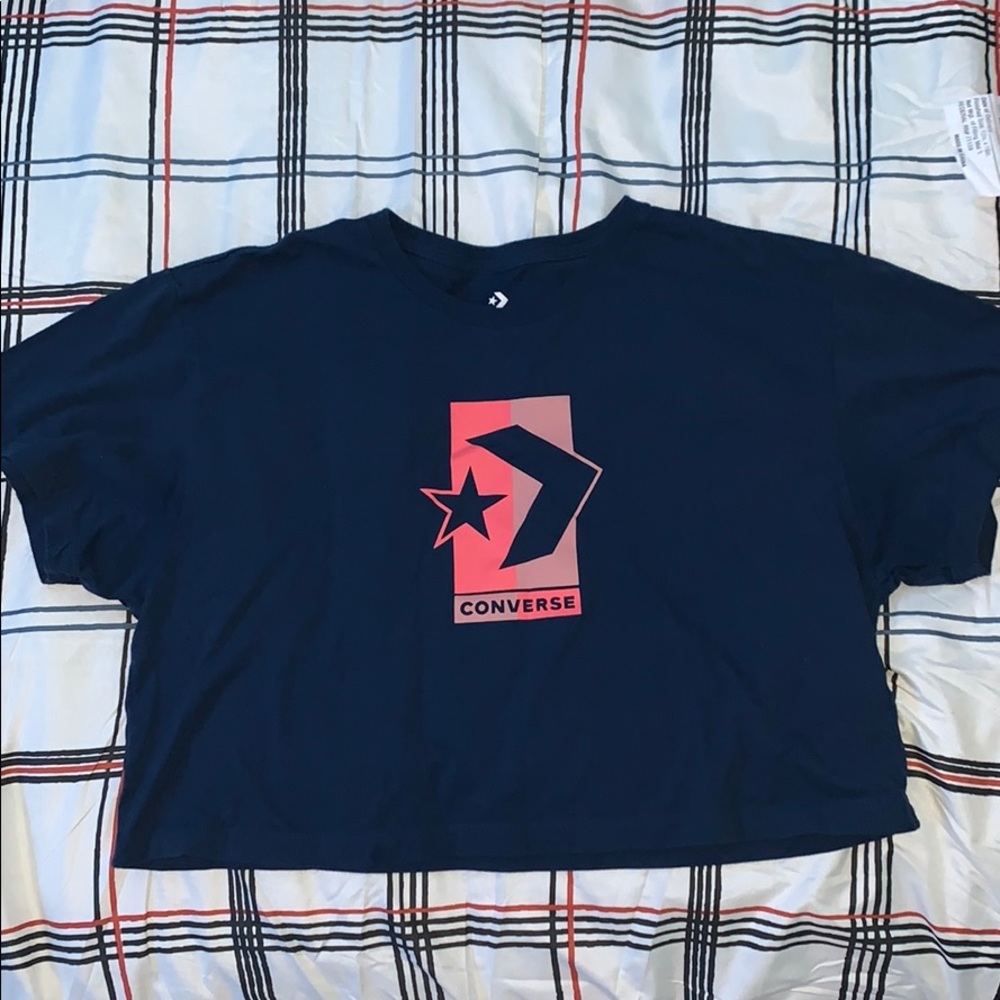 Short sleeve, Converse, crop top